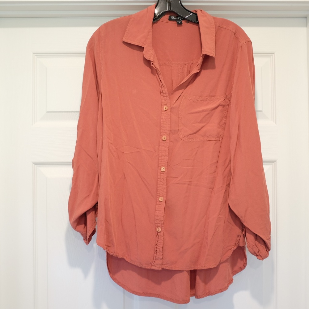 VELVET HEART Button Up Long Sleeve Shirt